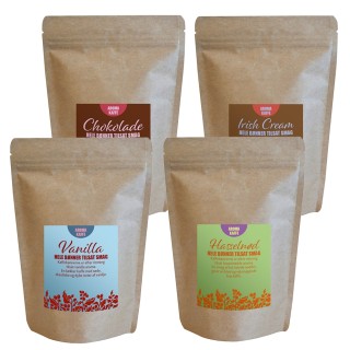 Smagskaffe Mixpakke 4x225g Hele kaffebønner Smagskaffe Mixpakke 4x225g Hele kaffebønner
