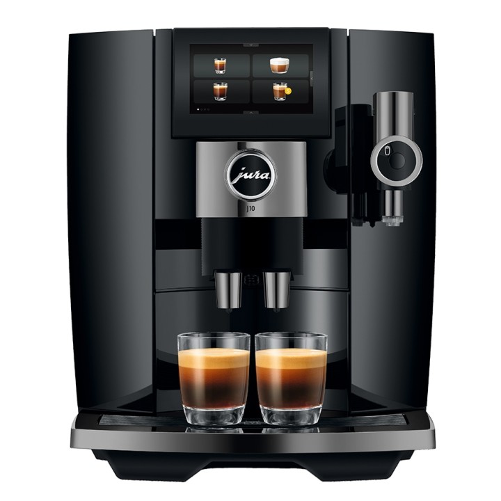 Jura J10 (EA) Piano Black Espressomaskine Inkl. Startpakke DK sprog