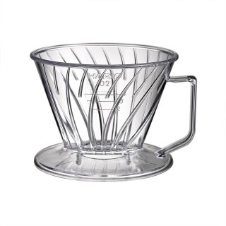 Hario Pegasus Plastik Dripper Transparent 2 Kop.
