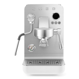 Smeg EMC02WHMEU Minipro Semiautomatisk Espressomaskine Hvid Smeg EMC02WHMEU Minipro Semiautomatisk Espressomaskine Hvid