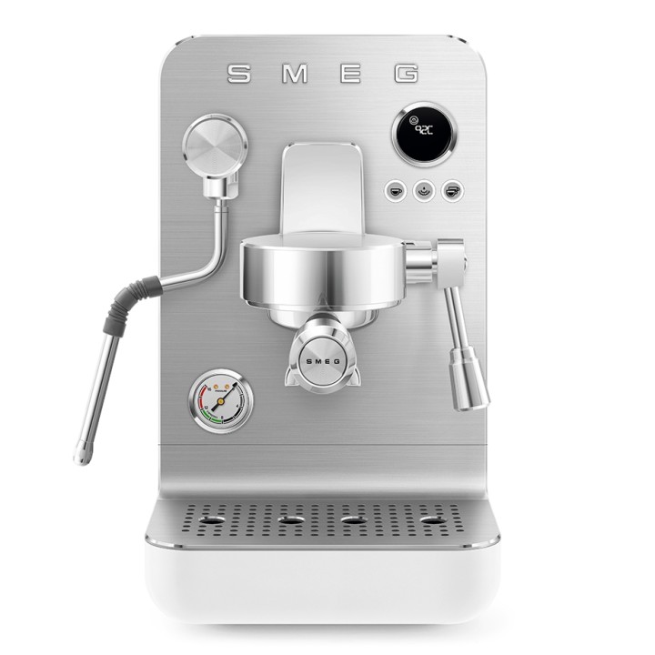 Smeg EMC02WHMEU Minipro Semiautomatisk Espressomaskine Hvid