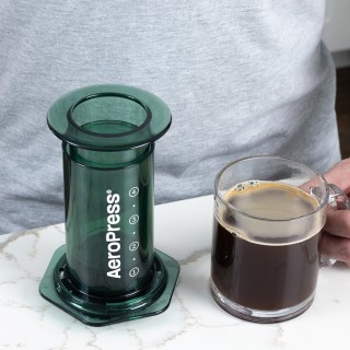 AeroPress Clear Grøn Rejsebrygger AeroPress Clear Grøn Rejsebrygger