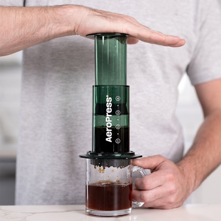 AeroPress Clear Grøn Rejsebrygger AeroPress Clear Grøn Rejsebrygger