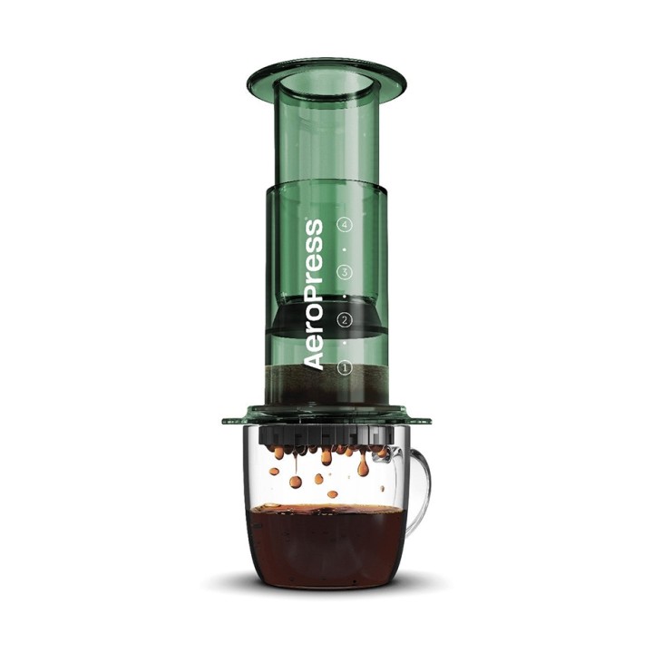 AeroPress Clear Grøn Rejsebrygger AeroPress Clear Grøn Rejsebrygger