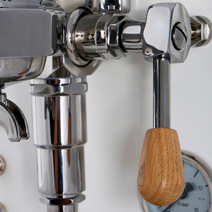 La Pavoni New Cellini Evolution Hvid LPSCVW01NO Espressomaskine Inkl.  La Pavoni Prosumer Chrome LPGGRI01EU Espressokværn