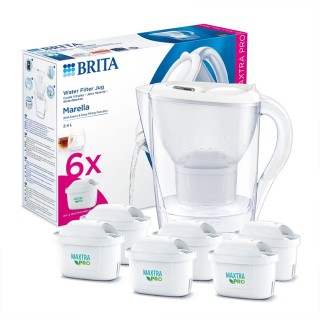 BRITA Marella 2,4L Hvid Inkl. 6 stk Maxtra Pro Filter BRITA Marella 2,4L Hvid Inkl. 6 stk Maxtra Pro Filter