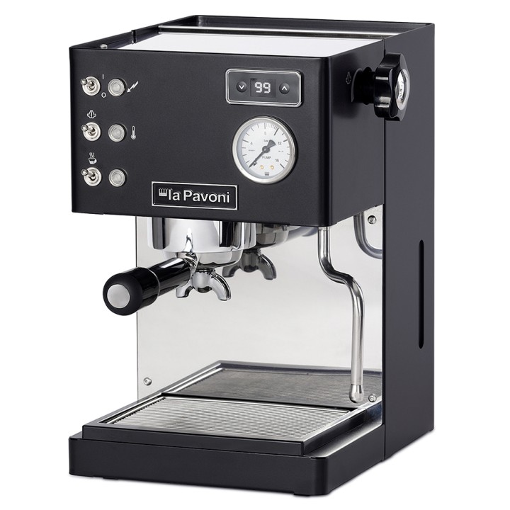 La Pavoni Casa Bar PID Sort LPMCBN02EU Espressomaskine Inkl. Eureka Mignon Turbo Sort Espressokværn