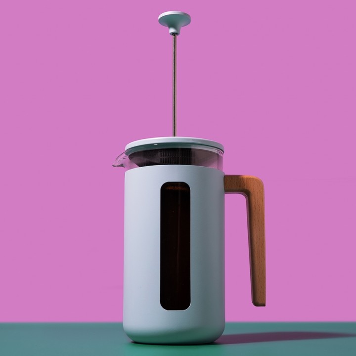 La Cafetière Pisa 8 Kop. Stempelkande Himmelblå La Cafetière Pisa 8 Kop. Stempelkande Himmelblå