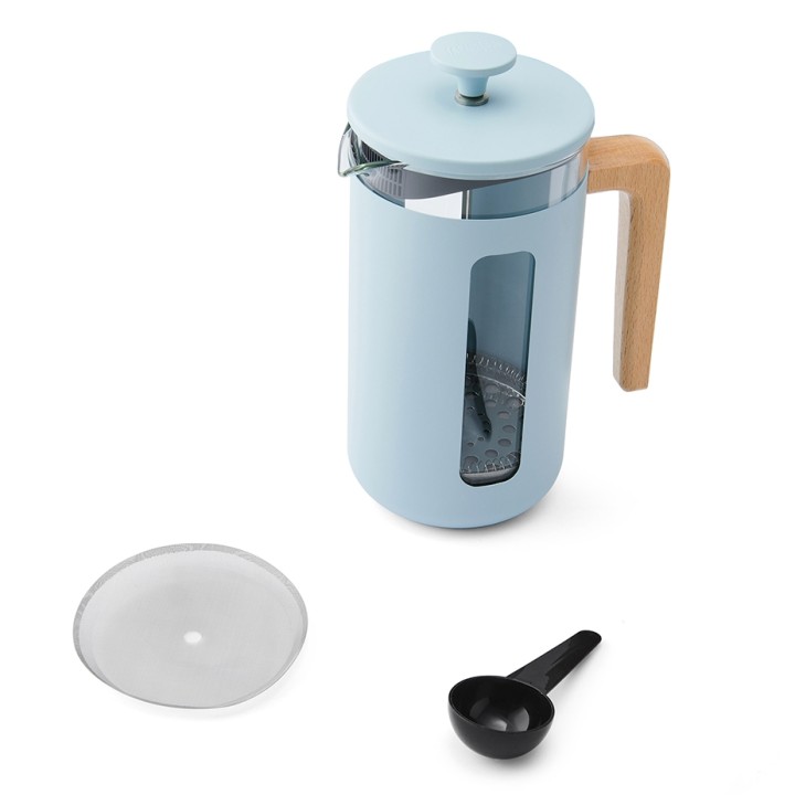 La Cafetière Pisa 8 Kop. Stempelkande Himmelblå La Cafetière Pisa 8 Kop. Stempelkande Himmelblå