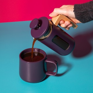 La Cafetière Pisa 3 Kop. Stempelkande Lilla La Cafetière Pisa 3 Kop. Stempelkande Lilla