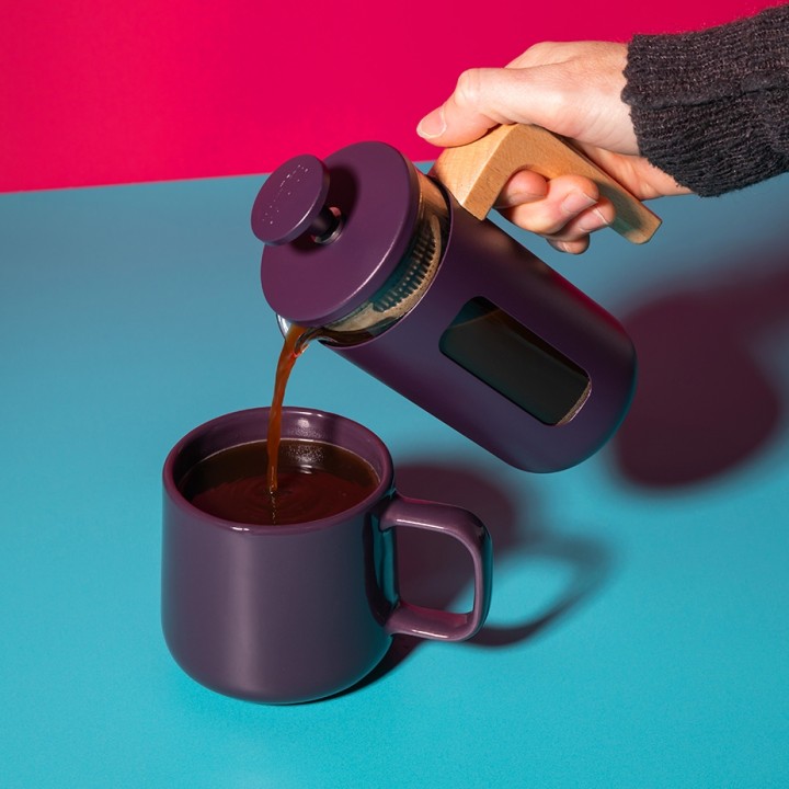 La Cafetière Pisa 3 Kop. Stempelkande Lilla La Cafetière Pisa 3 Kop. Stempelkande Lilla