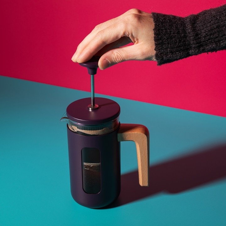 La Cafetière Pisa 3 Kop. Stempelkande Lilla La Cafetière Pisa 3 Kop. Stempelkande Lilla