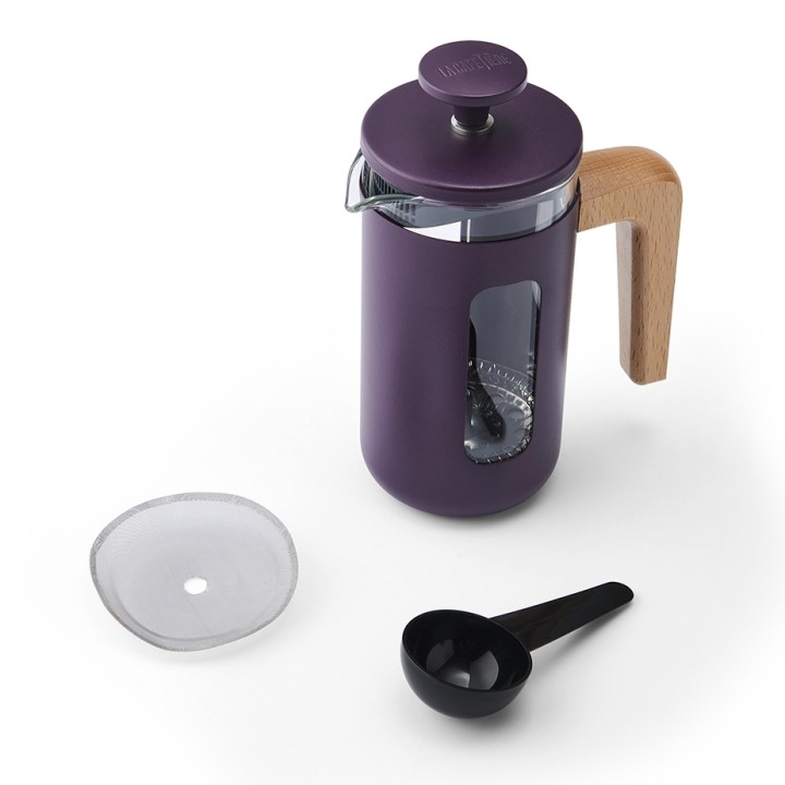 La Cafetière Pisa 3 Kop. Stempelkande Lilla La Cafetière Pisa 3 Kop. Stempelkande Lilla