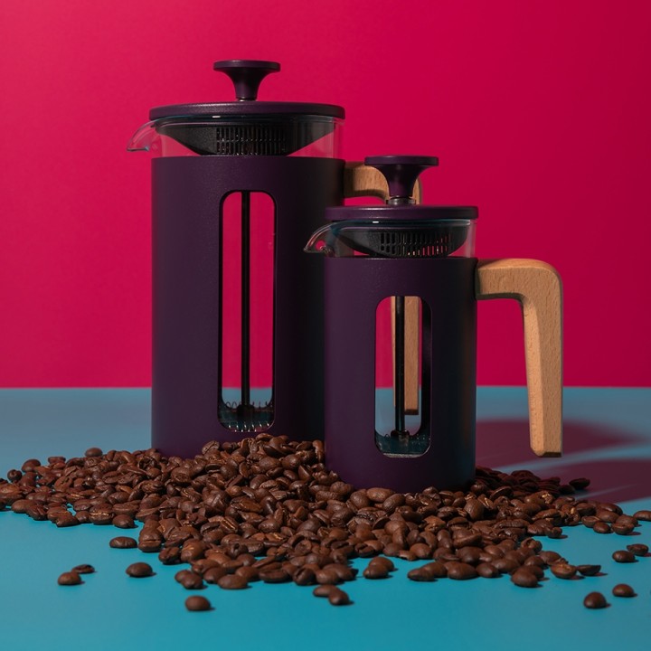 La Cafetière Pisa 8 Kop. Stempelkande Lilla La Cafetière Pisa 8 Kop. Stempelkande Lilla