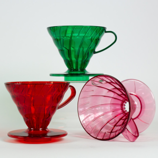 Hario V60 Dripper Rød 2 Kop. Inkl. Filtre
