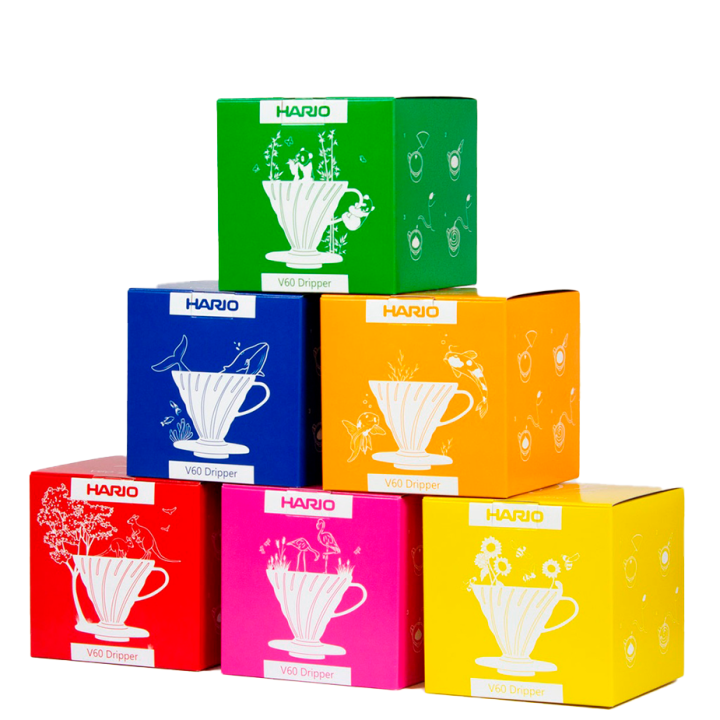 Hario V60 Dripper Gul 2 Kop. Inkl. Filtre Hario V60 Dripper Gul 2 Kop. Inkl. Filtre