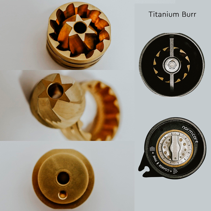 Normcore Manuel Kaffemølle V2 38mm Titanium