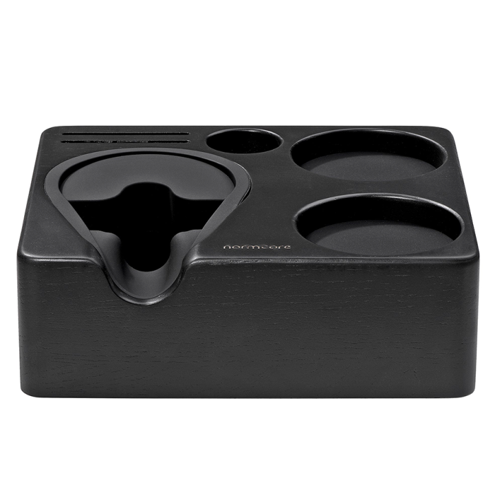 Normcore Kompakt Tamper Station Sort Egetræ Normcore Kompakt Tamper Station Sort Egetræ