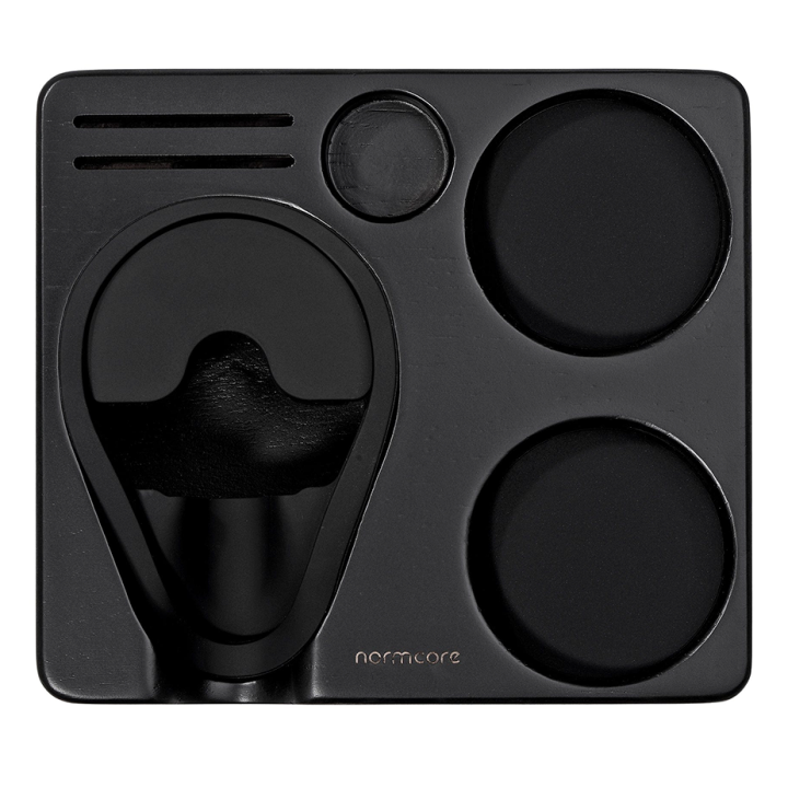 Normcore Kompakt Tamper Station Sort Egetræ Normcore Kompakt Tamper Station Sort Egetræ