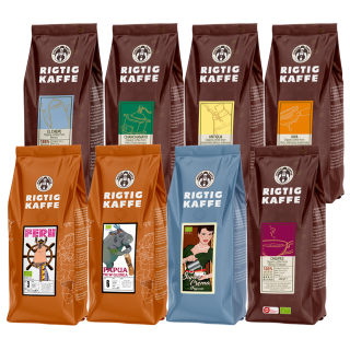 Rigtig Kaffe Økologisk Mixpakke 3,3kg