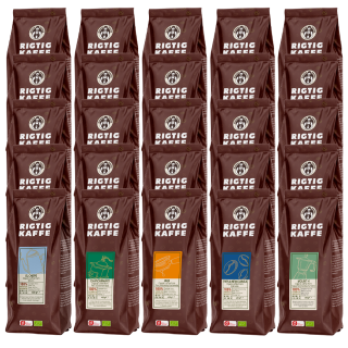 Rigtig Kaffe Mixpakke 10kg Hele kaffebønner