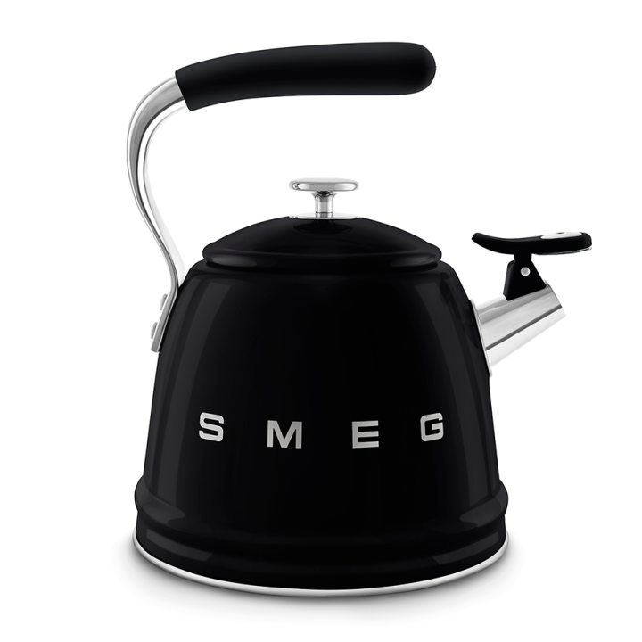 Smeg WKF01CR Fløjtekedel 2,3 L Sort Smeg WKF01CR Fløjtekedel 2,3 L Sort