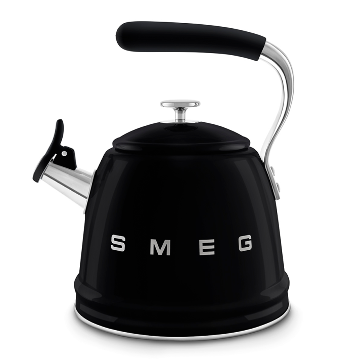 Smeg WKF01CR Fløjtekedel 2,3 L Sort Smeg WKF01CR Fløjtekedel 2,3 L Sort