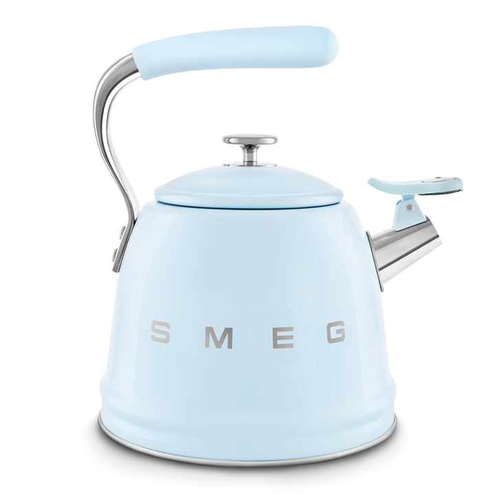 Smeg WKF01PB Fløjtekedel 2,3 L Pastelblå Smeg WKF01PB Fløjtekedel 2,3 L Pastelblå