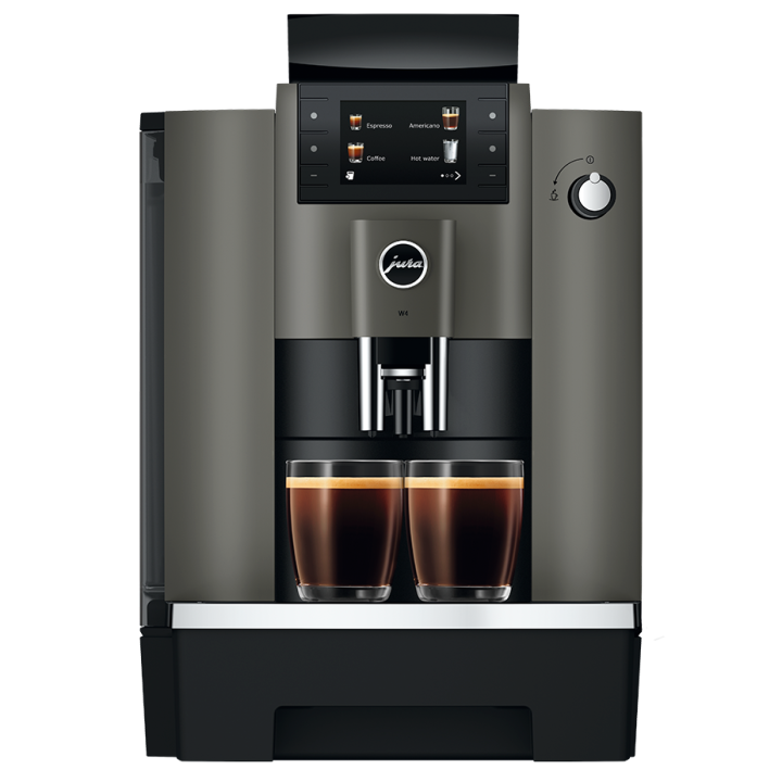 Jura W4 (EA) Dark Inox Espressomaskine Inkl. Startpakke Jura W4 (EA) Dark Inox Espressomaskine Inkl. Startpakke