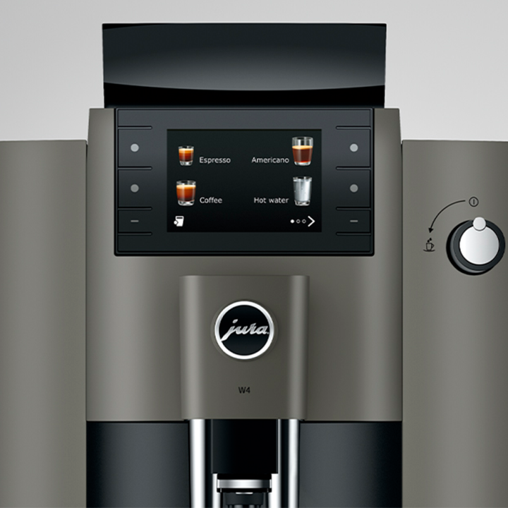 Jura W4 (EA) Dark Inox Espressomaskine Inkl. Startpakke Jura W4 (EA) Dark Inox Espressomaskine Inkl. Startpakke