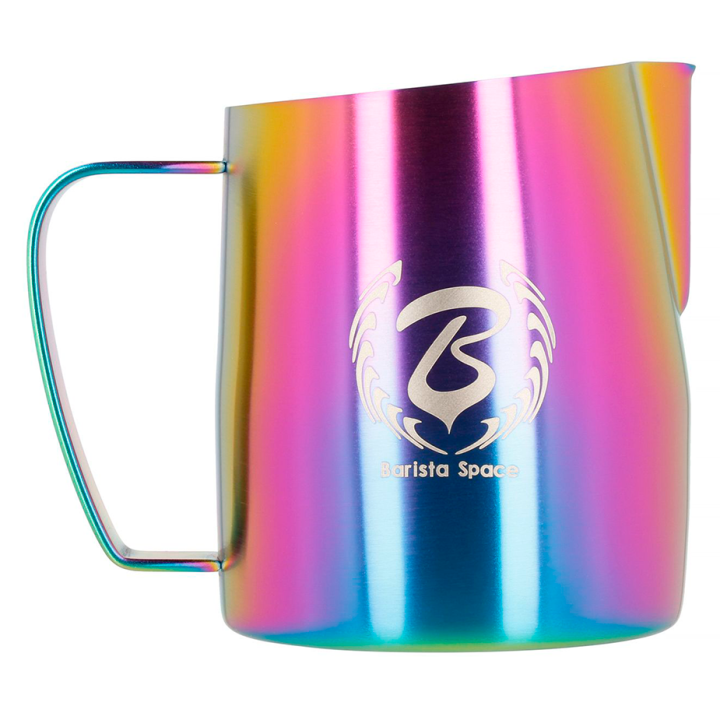 Barista Space Sandy Rainbow Mælkekande 0,45L Titanium Barista Space Sandy Rainbow Mælkekande 0,45L Titanium