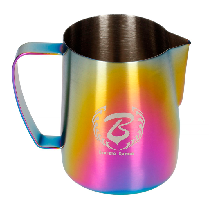 Barista Space Sandy Rainbow Mælkekande 0,6L Titanium Barista Space Sandy Rainbow Mælkekande 0,6L Titanium