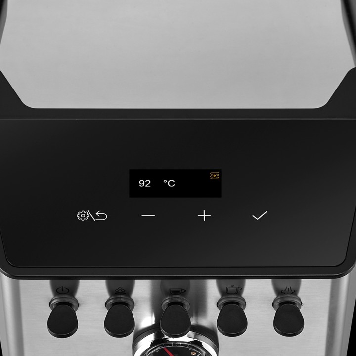 Gaggia Classic GT Stål Espressomaskine Inkl. Gaggia MDF 55 Chrome Espressokværn & House of Barista Knockbox