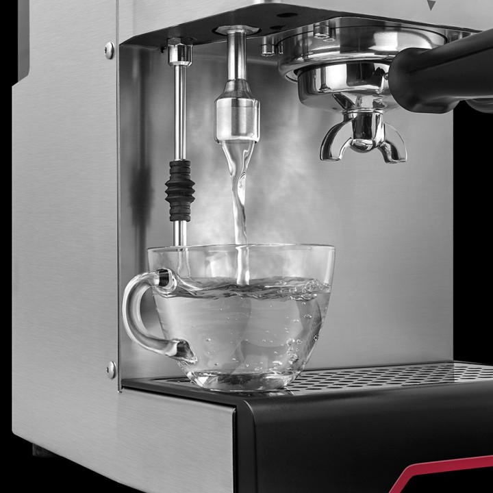 Gaggia Classic GT Stål Espressomaskine Inkl. Gaggia MDF 55 Chrome Espressokværn & House of Barista Knockbox
