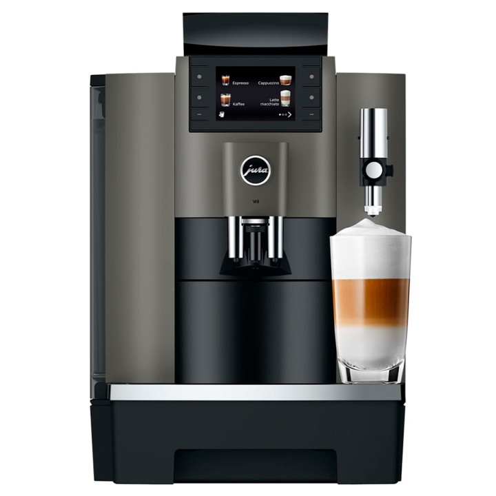Jura W8 (EA) Espressomaskine Inkl. 2,5L Cooler, Pleje, Kopper & 6kg Kaffe Jura W8 (EA) Espressomaskine Inkl. 2,5L Cooler, Pleje, Kopper & 6kg Kaffe