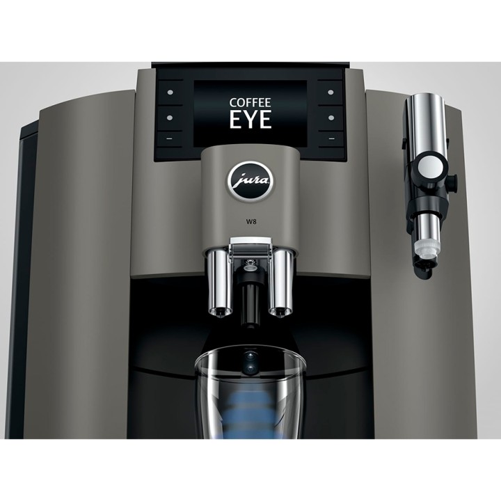 Jura W8 (EA) Espressomaskine Inkl. 2,5L Cooler, Pleje, Kopper & 6kg Kaffe Jura W8 (EA) Espressomaskine Inkl. 2,5L Cooler, Pleje, Kopper & 6kg Kaffe