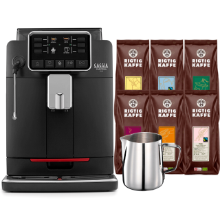 Gaggia Cadorna Plus Barista Espressomaskine Inkl. Mælkekande & 8x400g Rigtig Kaffe Organic