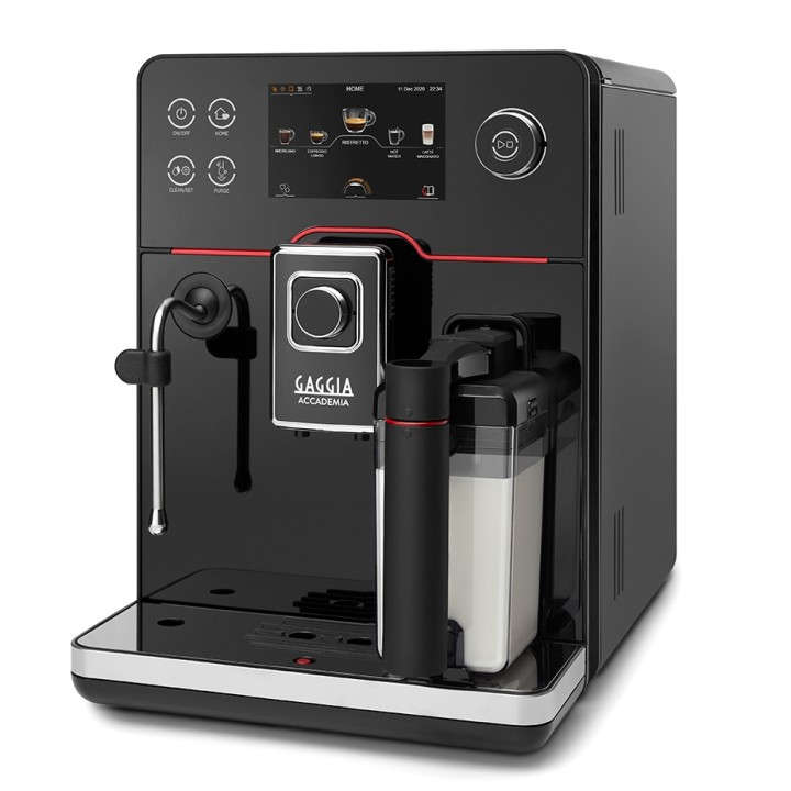 Gaggia Accademia Espressomaskine Inkl. Mælkekande 0,5L & 5x400g Rigtig Kaffe Organic Brun Serie