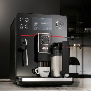 Gaggia Accademia Espressomaskine Inkl. Mælkekande 0,5L & 5x400g Rigtig Kaffe Organic Brun Serie
