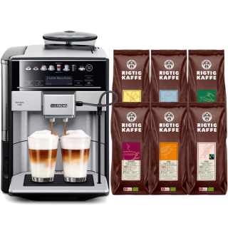 Siemens TE657313RW EQ6 s700 Inkl. 8x400g Rigtig Kaffe Organic