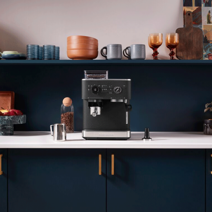 KitchenAid Semiautomatisk Espressomaskine Inkl. Kværn Cast Iron Black