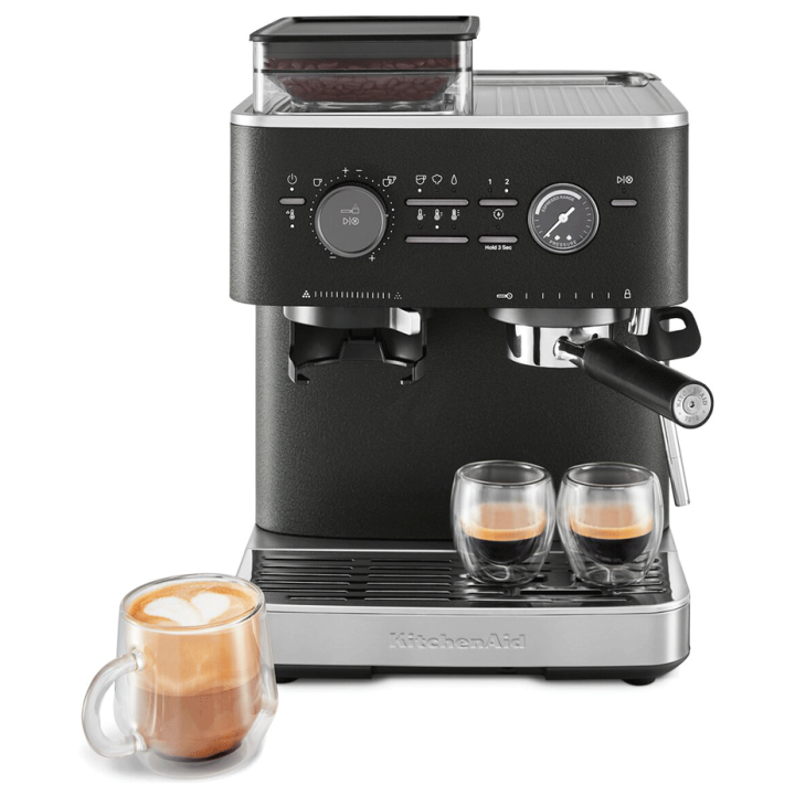 KitchenAid Semiautomatisk Espressomaskine Inkl. Kværn Cast Iron Black