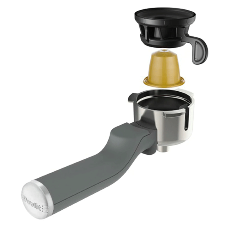 Dualit 3 in 1 Espressomaskine Inkl. Kaffemølle & Mælkekande Dualit 3 in 1 Espressomaskine Inkl. Kaffemølle & Mælkekande