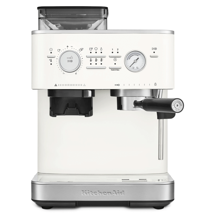 KitchenAid Semiautomatisk Espressomaskine Inkl. Kværn Porcelænshvid