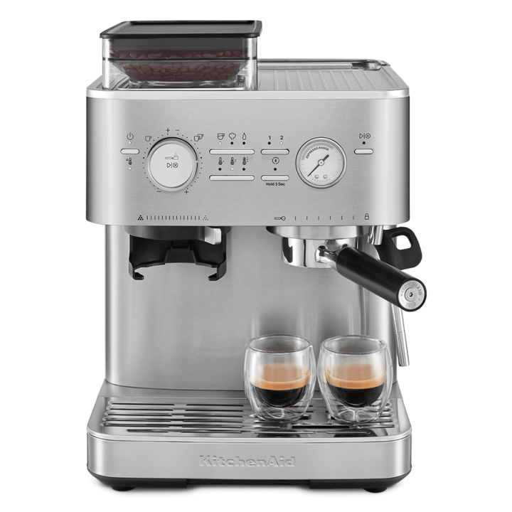 KitchenAid Semiautomatisk Espressomaskine Inkl. Kværn Rustfri Stål