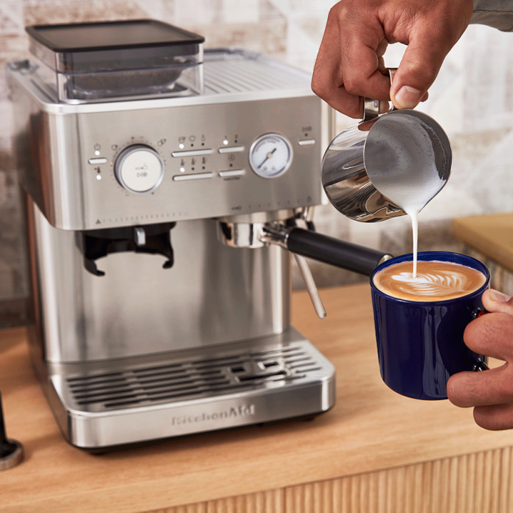 KitchenAid Semiautomatisk Espressomaskine Inkl. Kværn Rustfri Stål