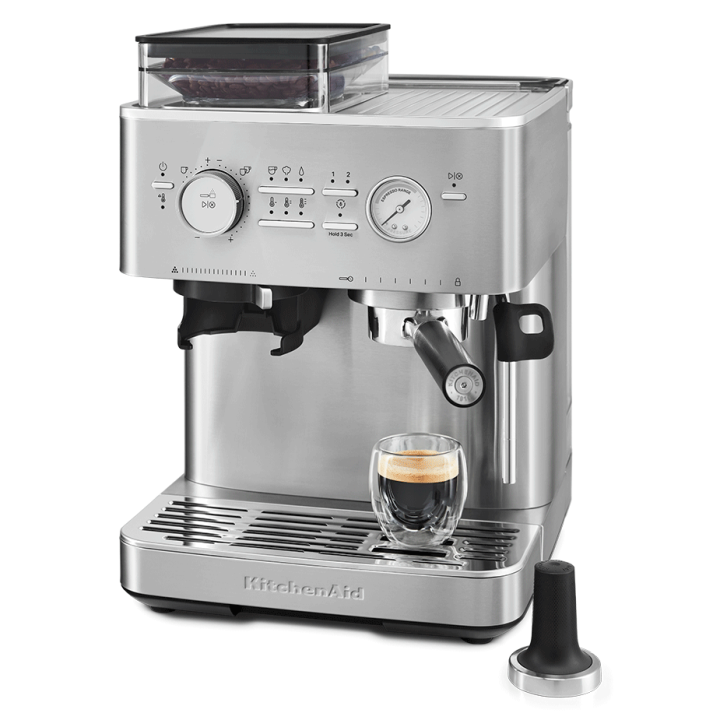 KitchenAid Semiautomatisk Espressomaskine Inkl. Kværn Rustfri Stål