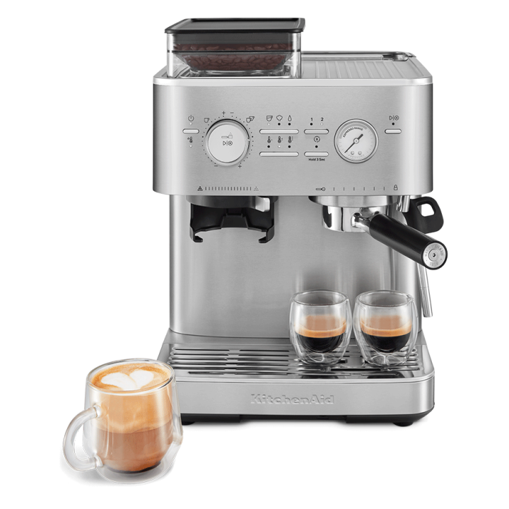 KitchenAid Semiautomatisk Espressomaskine Inkl. Kværn Rustfri Stål
