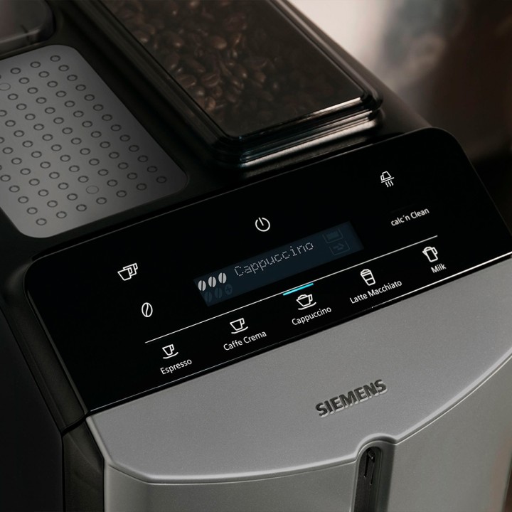 Siemens TF305E04 EQ300 Espressomaskine Inkl. Plejepakke Espresso Care & 1,5kg Rigtig Kaffe Hele Kaffebønner