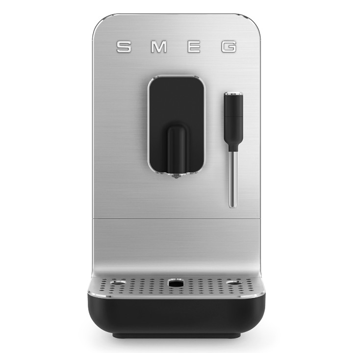 Smeg BCC12BLMEU Espressomaskine Sort Inkl. 1,8kg Rigtig Kaffe Mixpakke Hele Kaffebønner Smeg BCC12BLMEU Espressomaskine Sort Inkl. 1,8kg Rigtig Kaffe Mixpakke Hele Kaffebønner